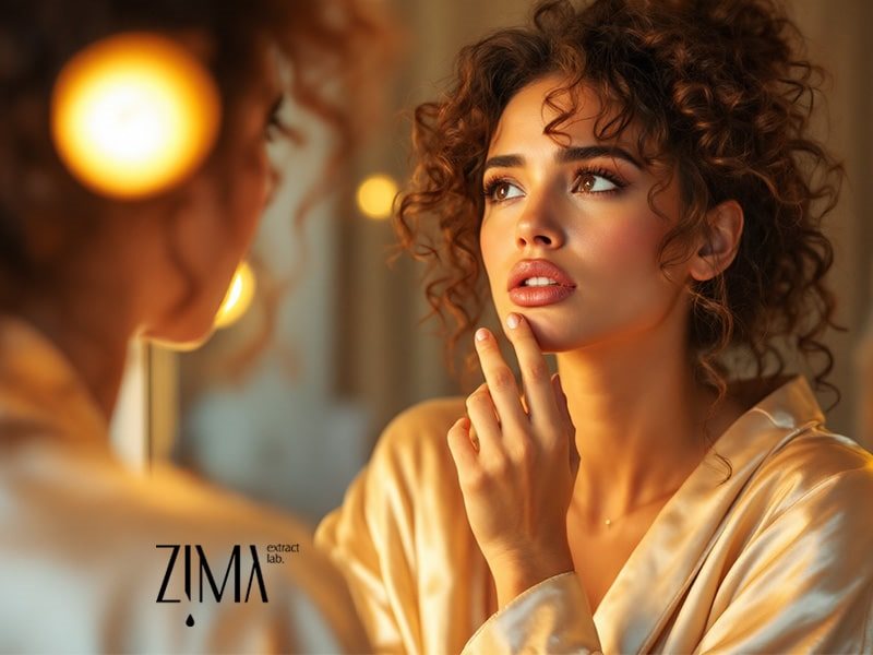 تیرگی چانه و دور لب