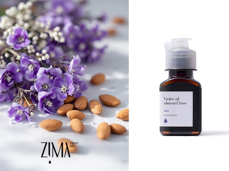 خرید روغن بنفشه پایه بادام