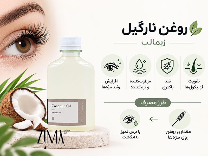 روغن نارگیل زیمالب