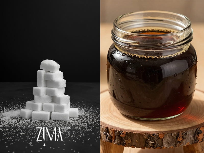 مقایسه شربت شیره انگو با قند