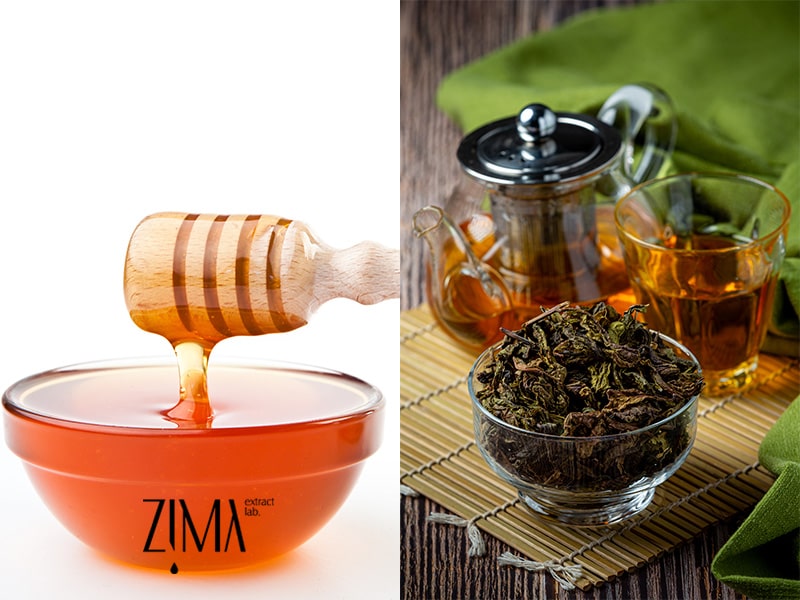 ماسک جای سبز و عسل