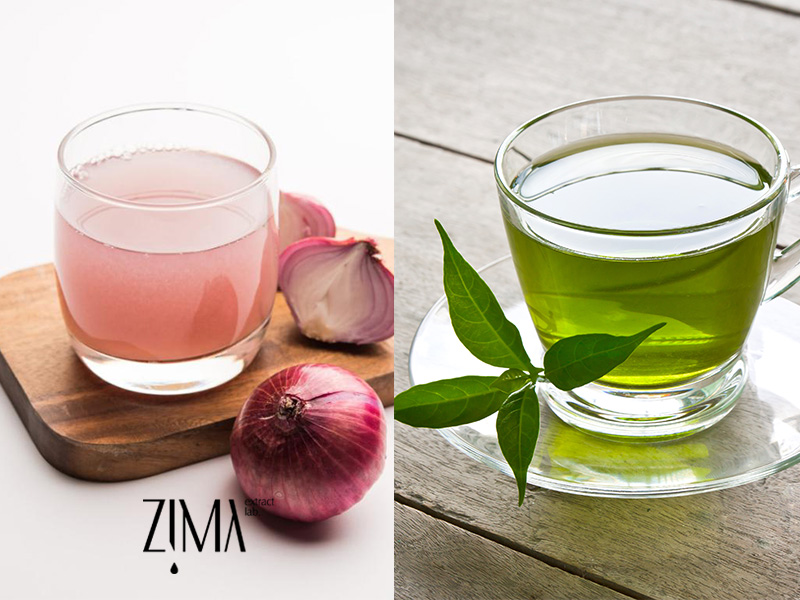 تقویت چایی سبز و آب پیاز