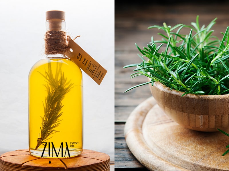 رنگ روغن رزماری اصل