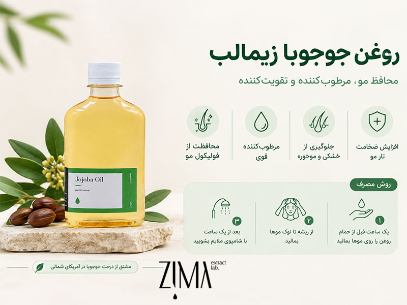 روغن جوجوبا زیمالب