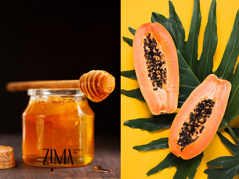 ماسک پاپایا و عسل