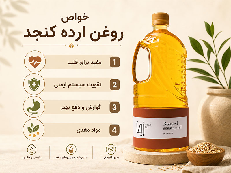 خواص روغن ارده کنجد