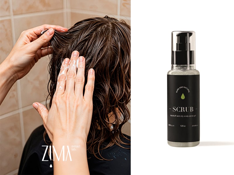 اسکراب مو سر زیما