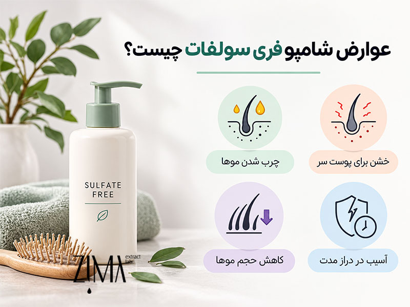 عوارض شامپو فری سولفات