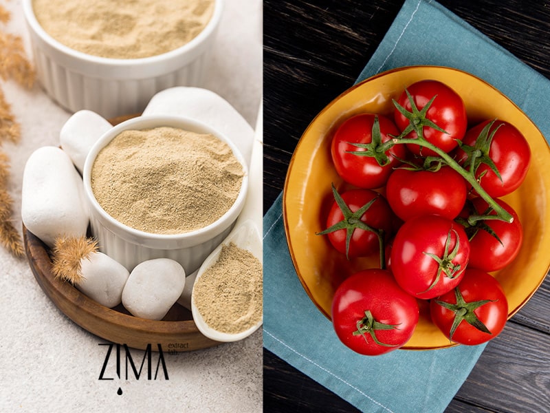 ماسک گوجه و آرد نخود چی