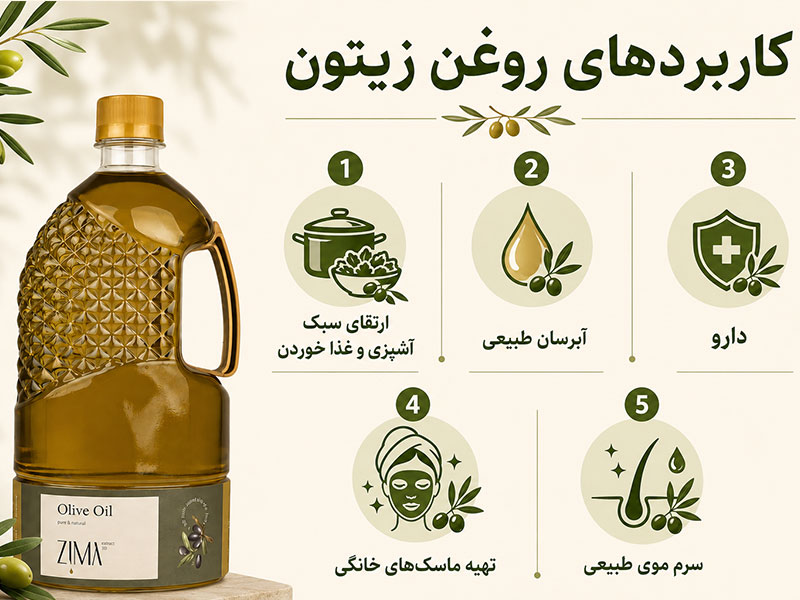 کاربرد روغن زیتون